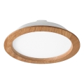 LED Süvistatav valgusti WOODY SPOT LED/23,5W/230V 4000K tamm ø 23,5 cm