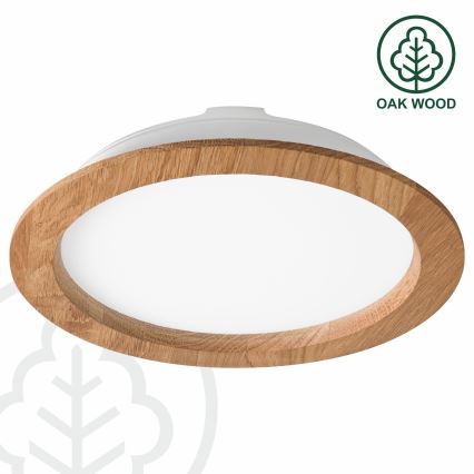 LED Süvistatav valgusti WOODY SPOT LED/23,5W/230V 4000K tamm ø 23,5 cm