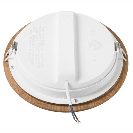 LED Süvistatav valgusti WOODY SPOT LED/23,5W/230V 4000K tamm ø 23,5 cm
