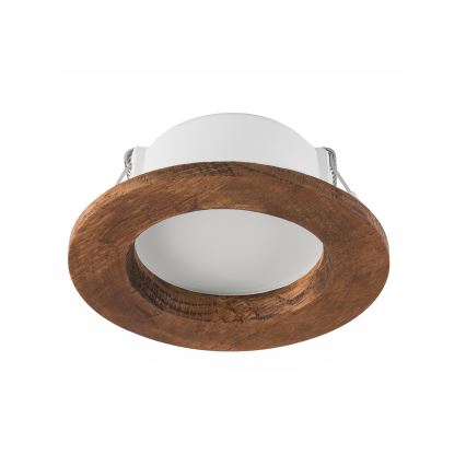 LED Süvistatav valgusti WOODY SPOT LED/5,5W/230V 4000K kirss ø 10 cm