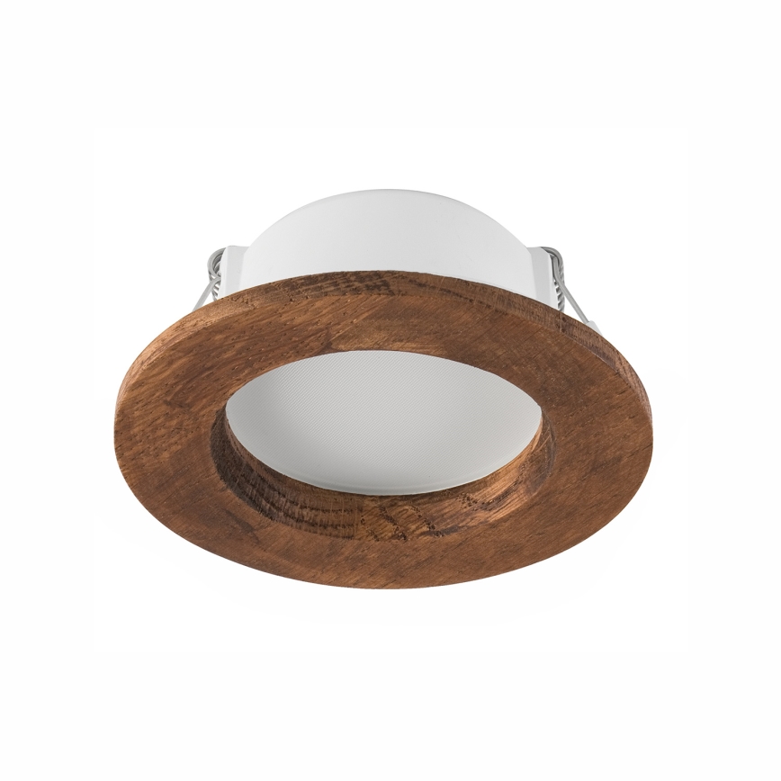 LED Süvistatav valgusti WOODY SPOT LED/5,5W/230V 4000K kirss ø 10 cm