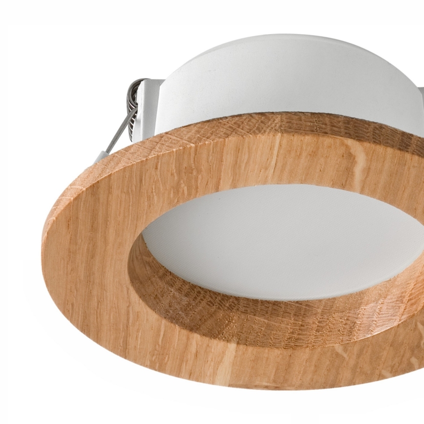LED Süvistatav valgusti WOODY SPOT LED/5,5W/230V 4000K tamm ø 10 cm