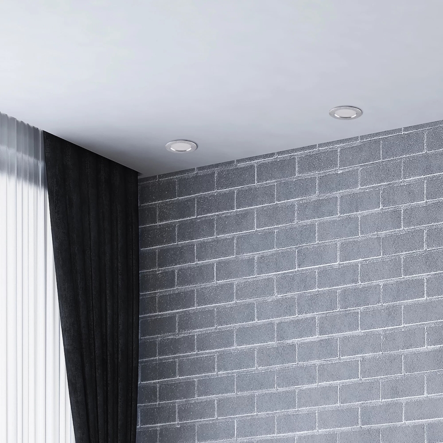 LED Süvistatav valgusti ZOE LED/4,8W/230V hõbe