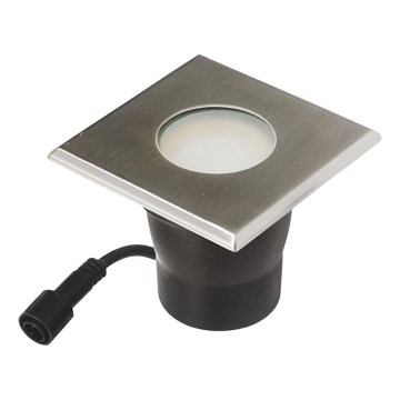 LED Süvistatav välivalgusti EASY CONNECT 1xGU10/4W/230V 3000K IP65 kandiline