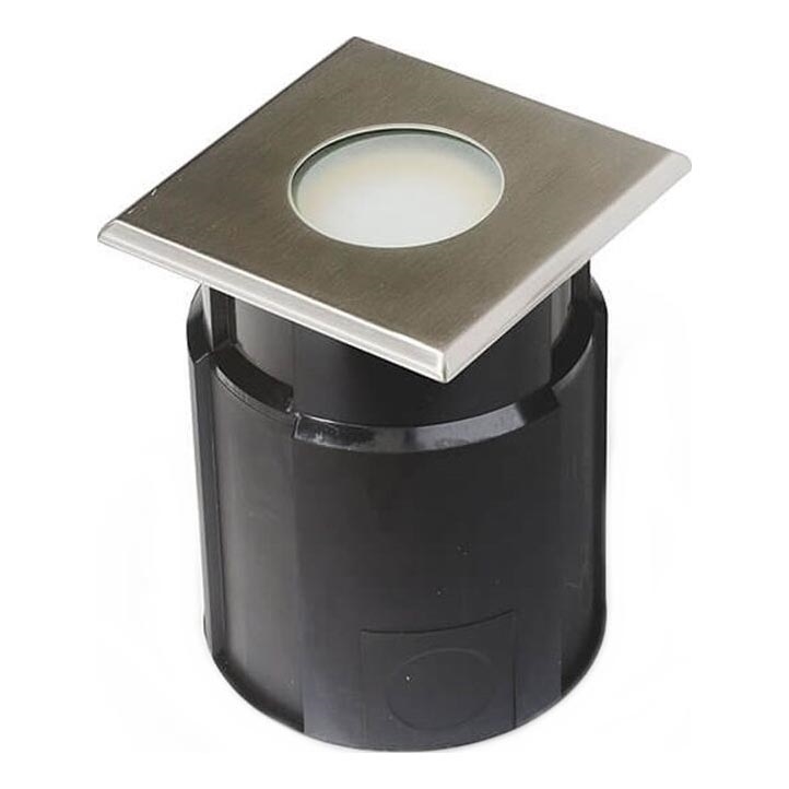 LED Süvistatav välivalgusti EASY CONNECT 1xGU10/4W/230V 3000K IP65 kandiline
