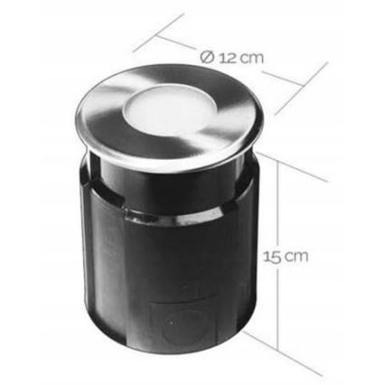 LED Süvistatav välivalgusti EASY CONNECT 1xGU10/4W/230V 3000K IP65 ümmargune