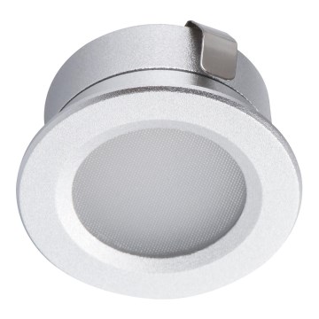 LED Süvistatav välivalgusti IMBER LED/1W/12V 4000K d. 3 cm 40 lm IP65 hõbedane