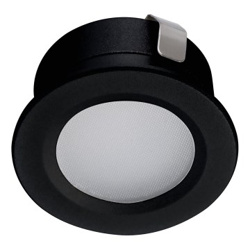 LED Süvistatav välivalgusti IMBER LED/1W/12V 6500K d. 3 cm 30 lm IP65 must