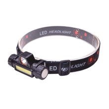 LED Taaslaetav pealamp LED/3W/COB/USB