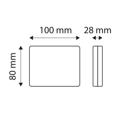 LED Tagurdustuli SINGLE LED/1W/12V IP67 hõbe