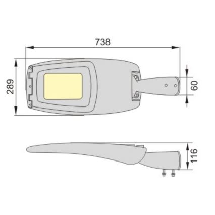 LED Tänavalamp ADQUEN PLUS LED/100W/230V IP66