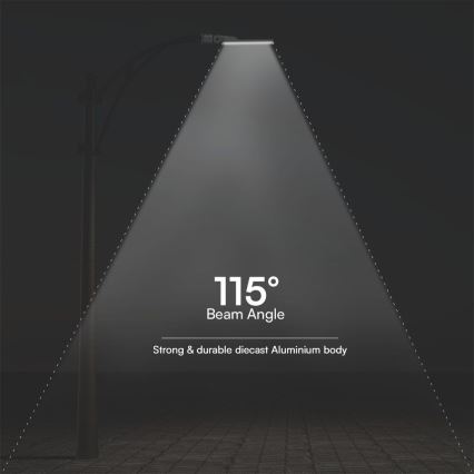 LED Tänavalamp hämardusanduriga SAMSUNG CHIP LED/100W/230V 4000K IP65 hall