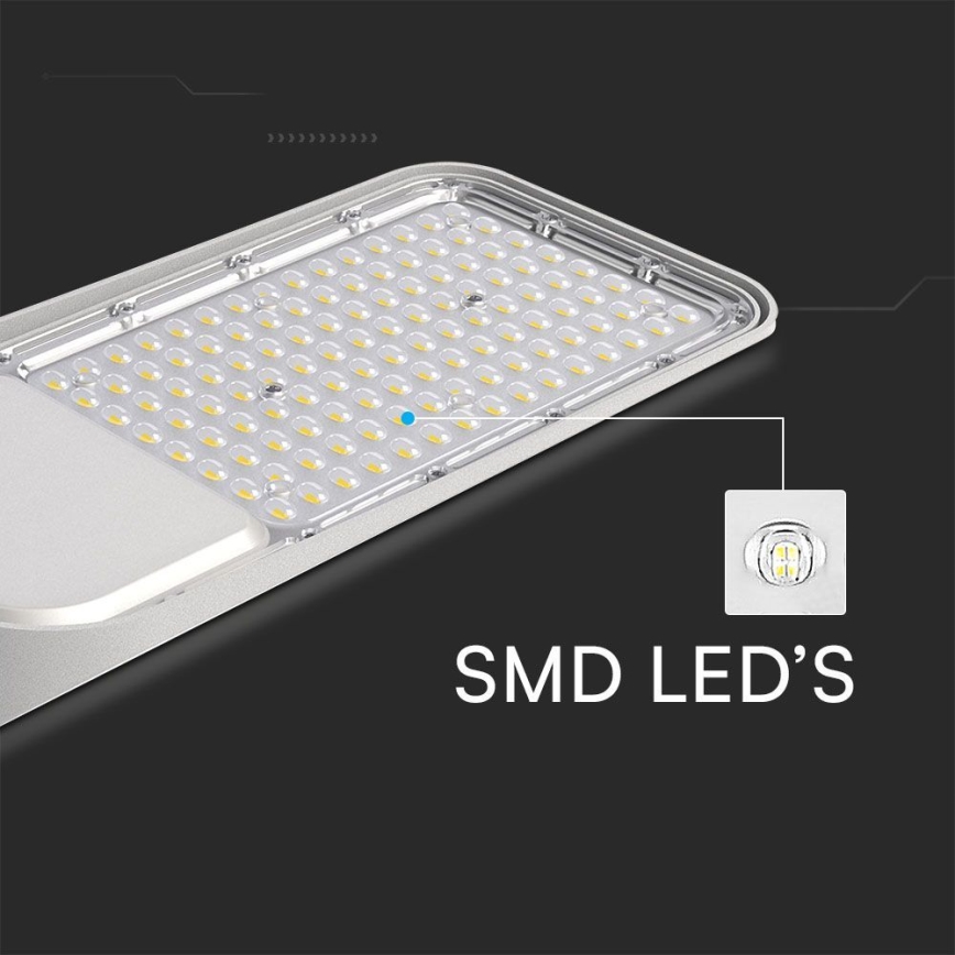LED Tänavalamp hämardusanduriga SAMSUNG CHIP LED/100W/230V 4000K IP65 hall