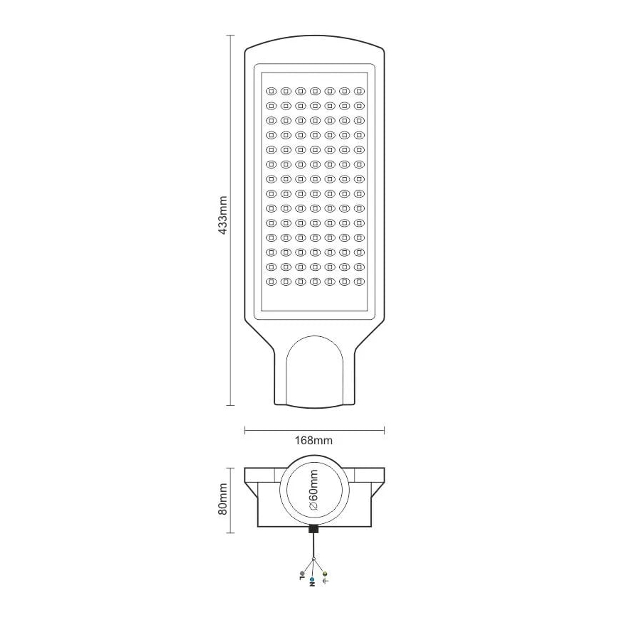 LED Tänavalamp LED/100W/170-400V IP65