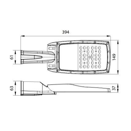 LED Tänavalamp NOVUM PLUS LED/50W/230V IP65