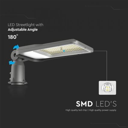 LED Tänavalamp SAMSUNG CHIP LED/100W/230V 4000K IP65