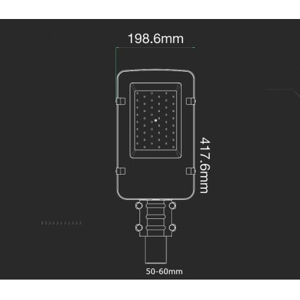 LED Tänavalamp SAMSUNG CHIP LED/30W/230V 4000K IP65