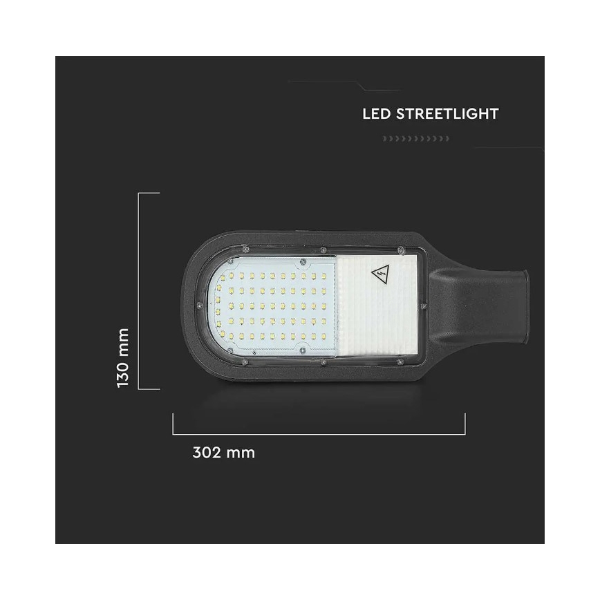 LED Tänavalamp SAMSUNG CHIP LED/30W/230V 6400K IP65