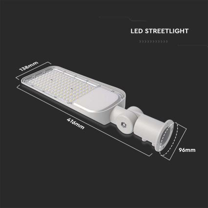 LED Tänavalamp SAMSUNG CHIP LED/50W/230V 4000K IP65 hall