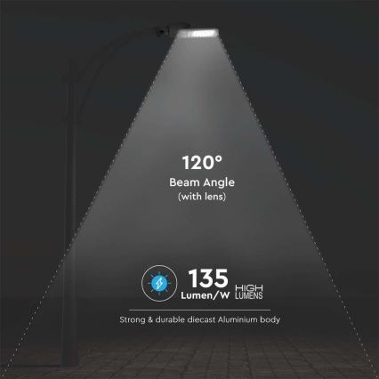 LED Tänavalamp SAMSUNG CHIP LED/50W/230V 6500K hall