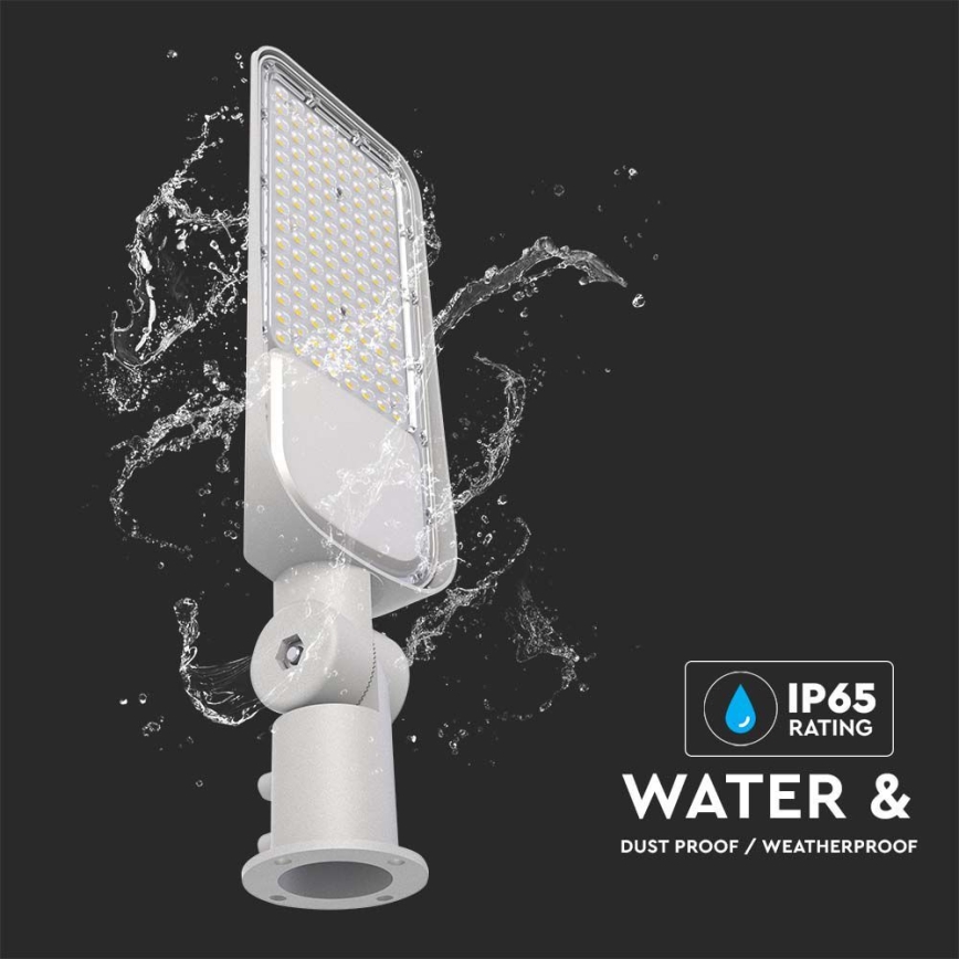 LED tänavalatern hämarikuanduriga SAMSUNG CHIP LED/100W/230V 6500K IP65 hall