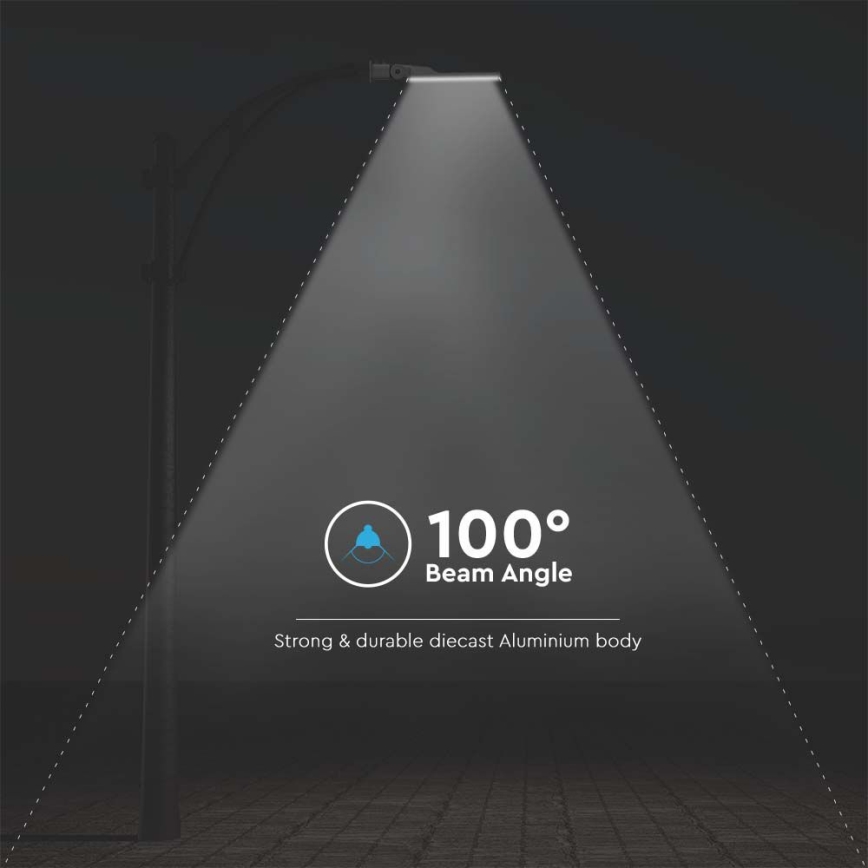 LED Tänavavalgusti anduriga SAMSUNG CHIP LED/30W/230V 4000K IP65