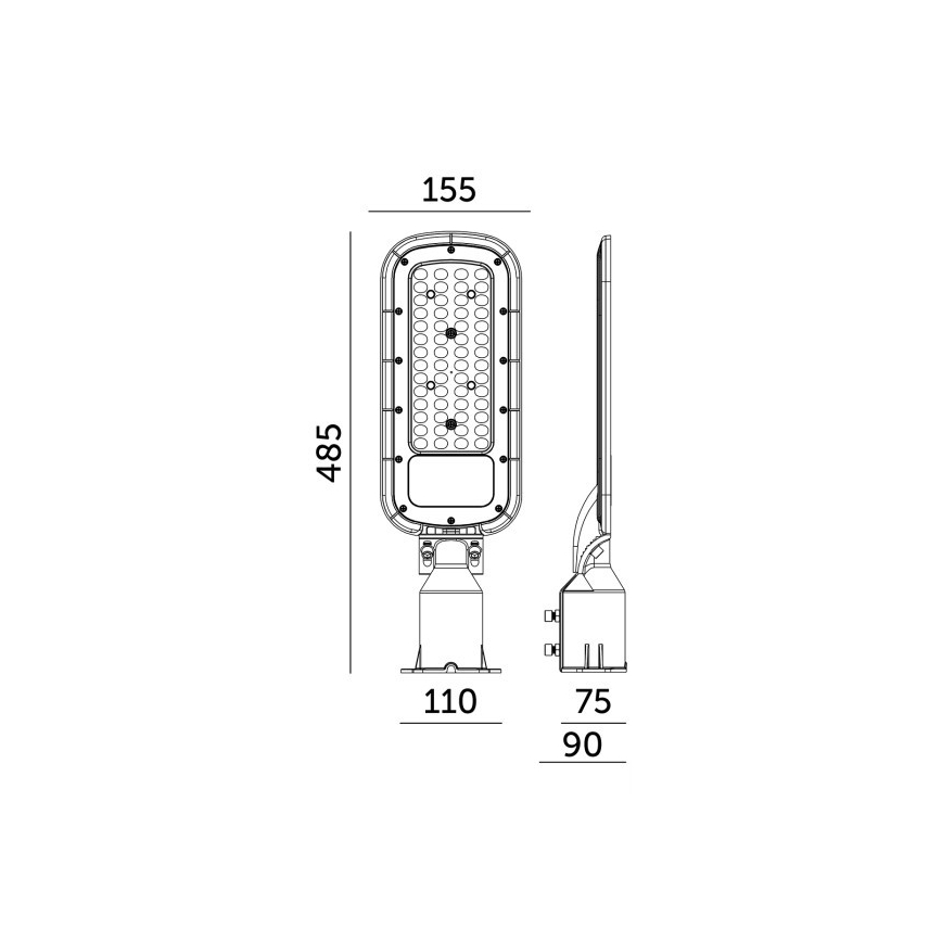 LED-tänavavalgusti BRELUXO LED/100W/230V 4000K IP65