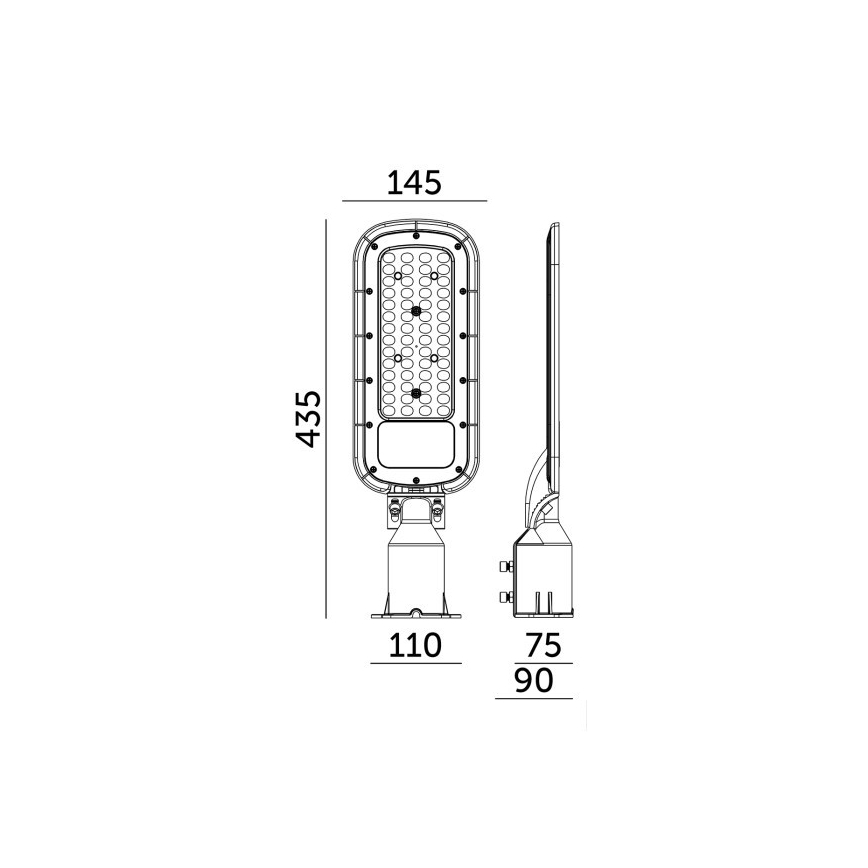 LED tänavavalgusti BRELUXO LED/50W/230V 4000K IP65