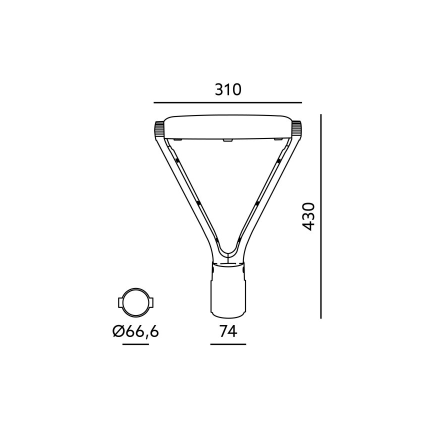 LED tänavavalgusti NEXPARK LED/30/40/60W/230V 3000/4000/6500K IP66