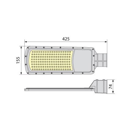 LED tänavavalgusti NOVUM PLUS LED/100W/230V IP65 4000K