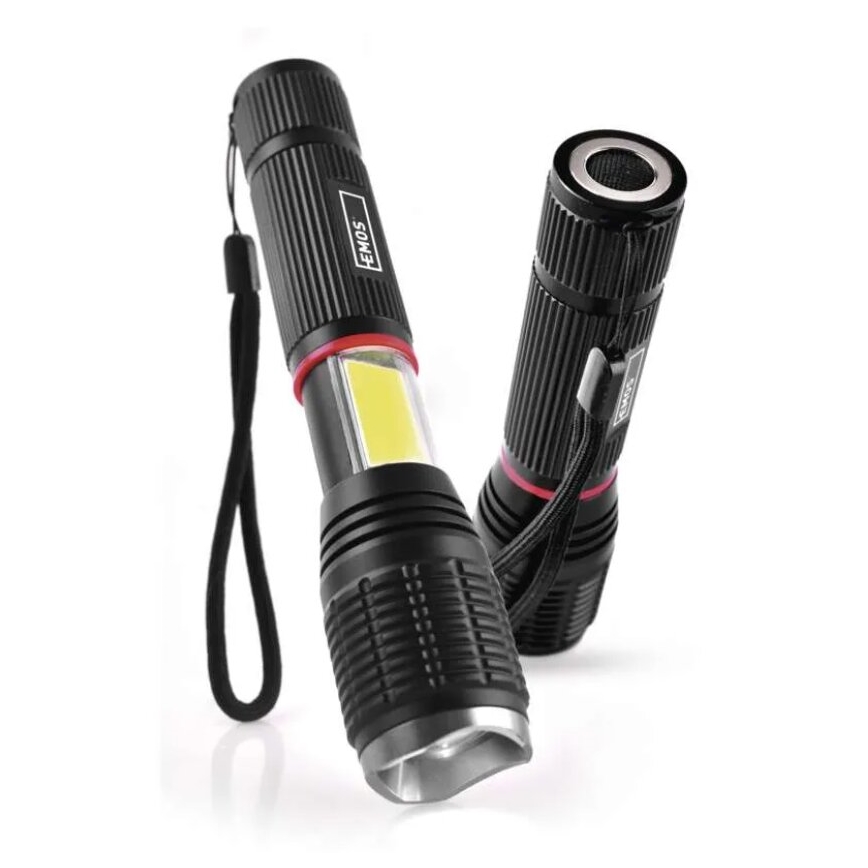 LED Taskulamp 2in1 COB LED/3xAAA