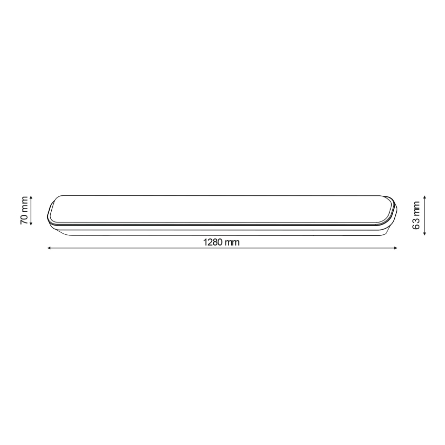 LED Töö luminofoorlamp 1xG13/18W/230V IP65