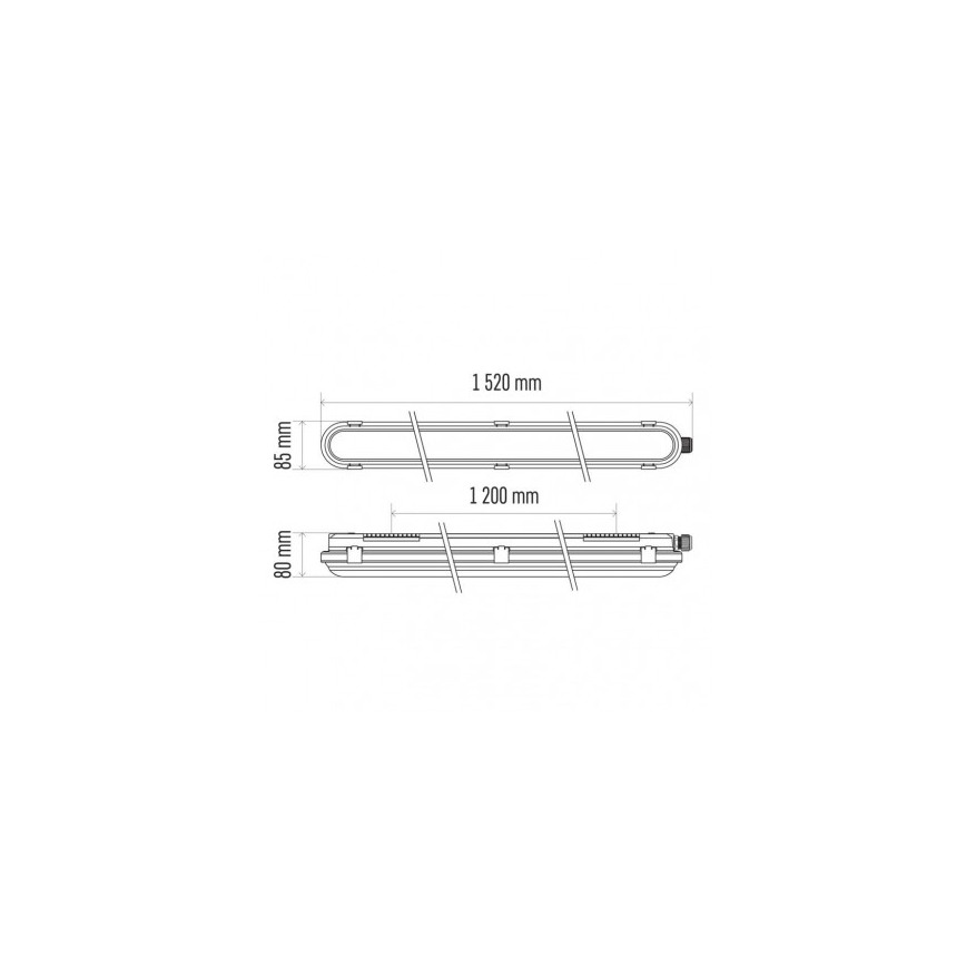 LED Tööstuslik avariivalgusti EMERGENCY LED/56W/230V IP66 4000K