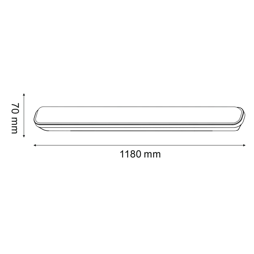 LED Tööstuslik luminofoorlamp LED/20W/230V IP65