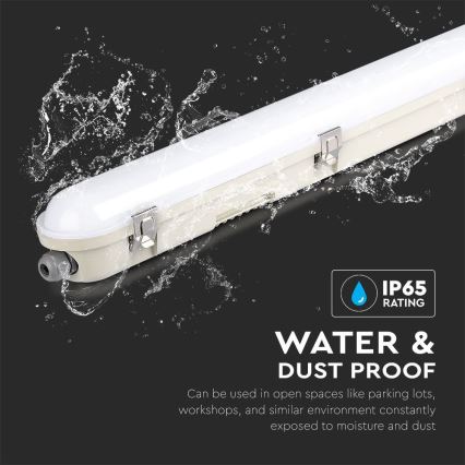 LED Tööstuslik luminofoorvalgusti avariimooduliga EMERGENCY LED/36W/230V 4000K 120cm IP65
