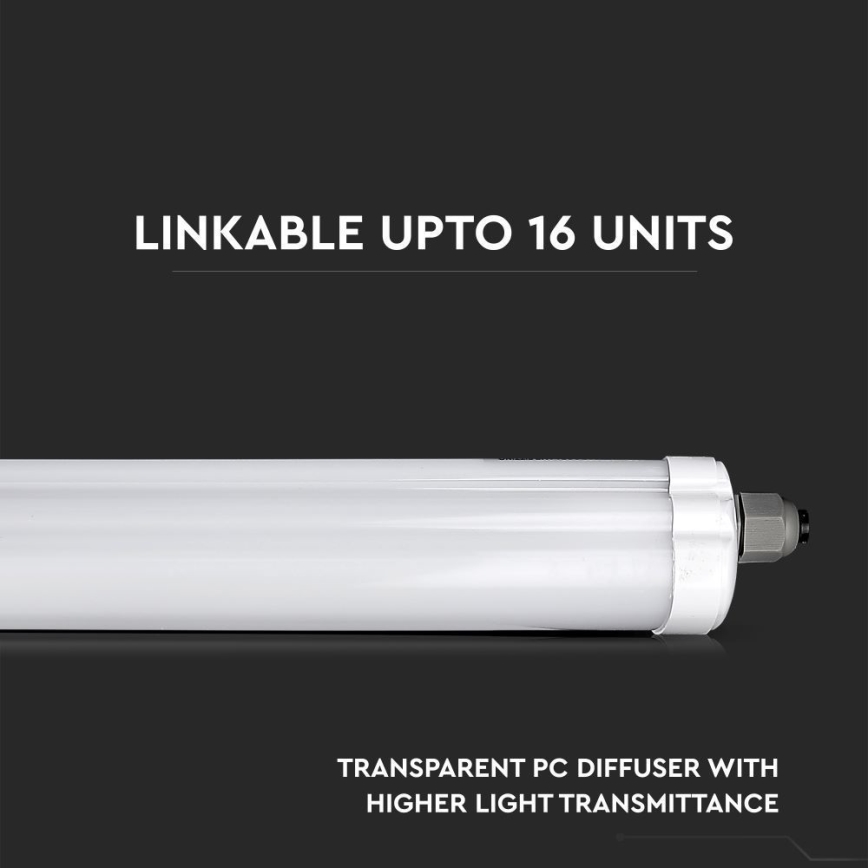 LED Tööstuslik luminofoorvalgusti G-SERIES LED/18W/230V 4000K IP65 60 cm
