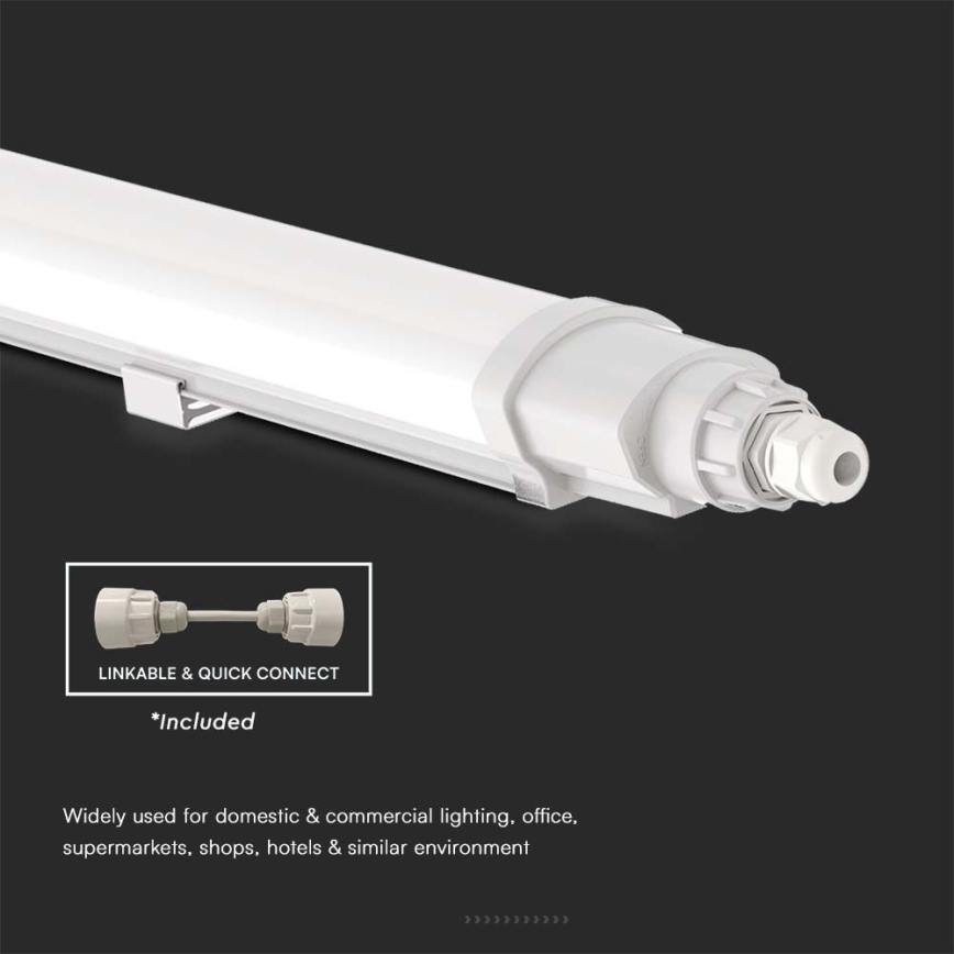 LED Tööstuslik luminofoorvalgusti LED/48W/230V 6500K IP65 150 cm