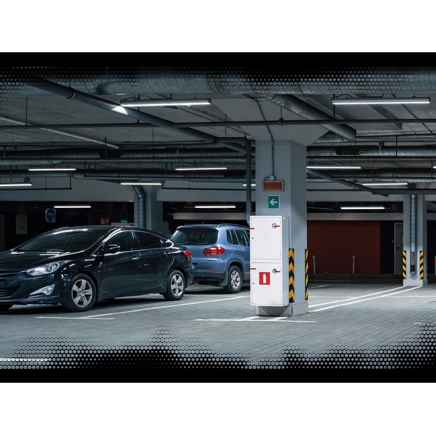 LED Tööstuslik luminofoorvalgusti LIMEA GIGANT LED/38W/230V IP65 1190mm must