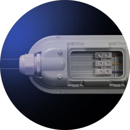 LED Tööstuslik luminofoorvalgusti LIMEA GIGANT LED/38W/230V IP65 1190mm must