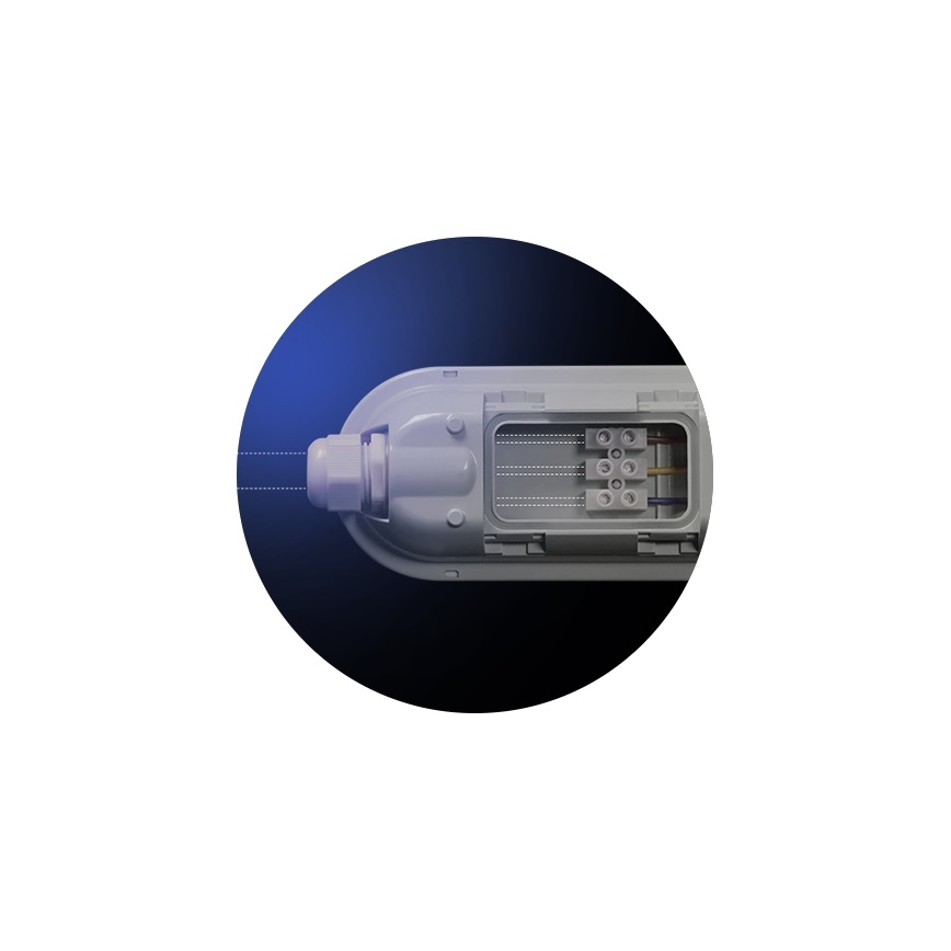 LED Tööstuslik luminofoorvalgusti LIMEA GIGANT LED/38W/230V IP65 1190mm must