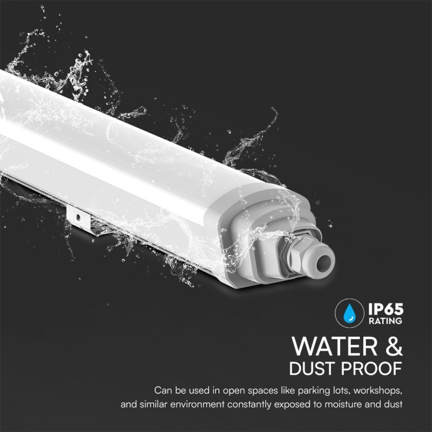LED Tööstuslik luminofoorvalgusti SAMSUNG CHIP LED/48W/230V 6500K IP65 150 cm