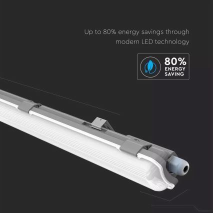 LED Tööstuslik luminofoorvalgusti T8 1xG13/18W/230V 4000K 120cm IP65