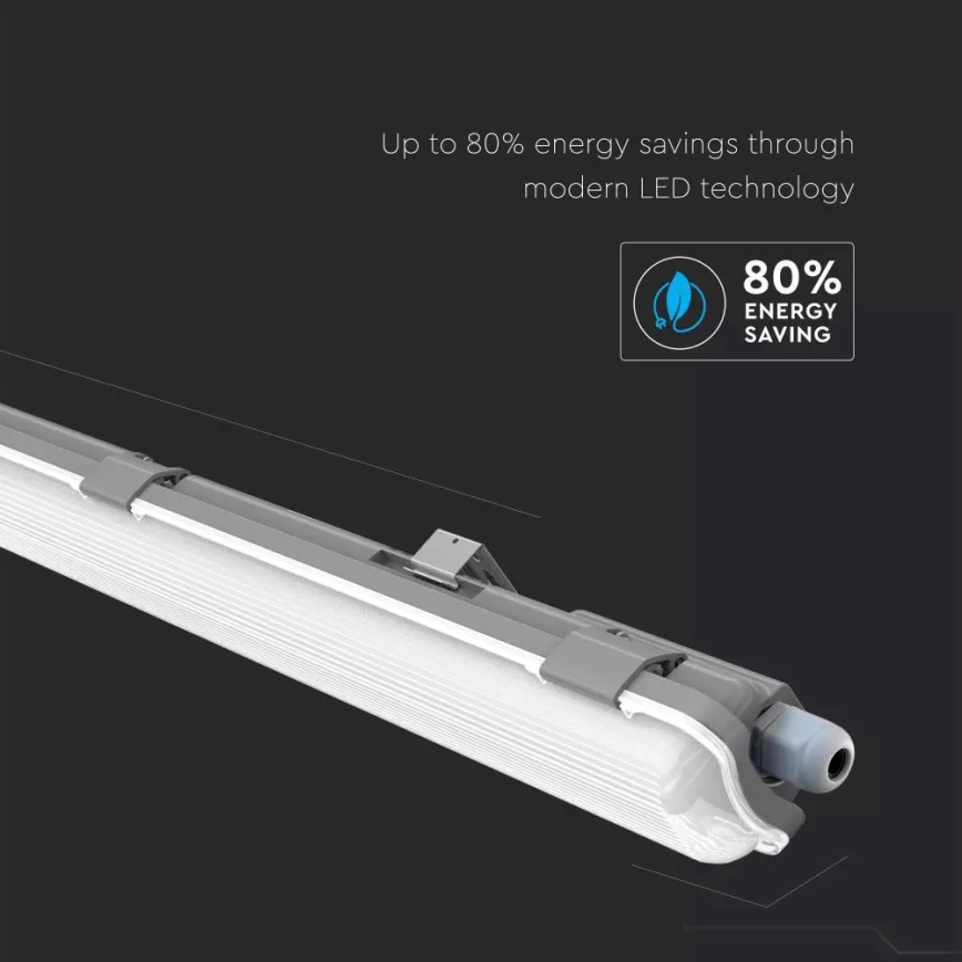 LED Tööstuslik luminofoorvalgusti T8 1xG13/18W/230V 4000K 120cm IP65