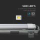 LED Tööstuslik luminofoorvalgusti T8 2xG13/10W/230V 6400K 60cm IP65