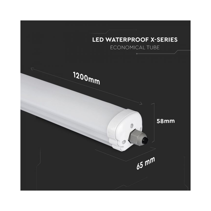 LED Tööstuslik luminofoorvalgusti X-SERIES LED/24W/230V 6500K 120cm IP65