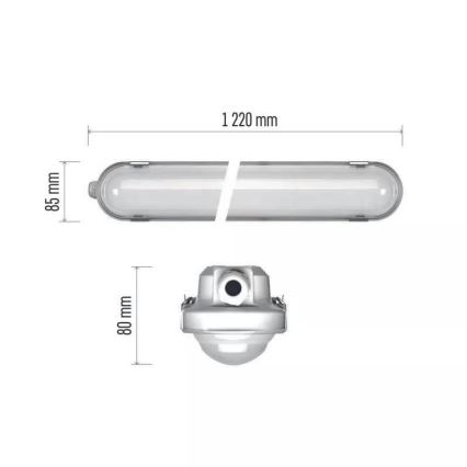 LED Tööstuslik valgusti avariimooduliga EMERGENCY LED/40W/230V 4000K 122 cm IP66