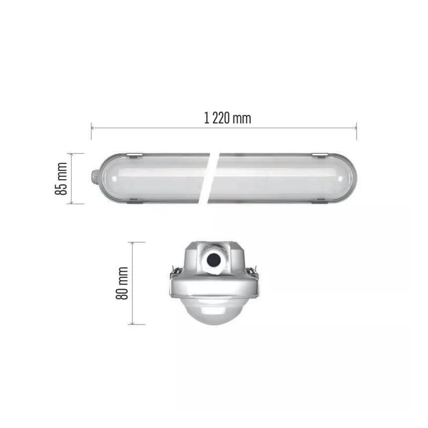 LED Tööstuslik valgusti avariimooduliga EMERGENCY LED/40W/230V 4000K 122 cm IP66