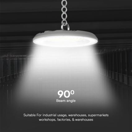 LED Tööstuslik valgusti High Bay LED/100W/230V 3000/4000/6500K IP65 ø 23,5 cm