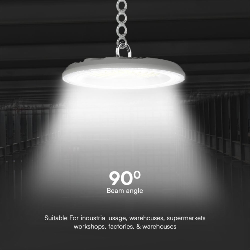 LED Tööstuslik valgusti High Bay LED/100W/230V 3000/4000/6500K IP65 ø 23,5 cm