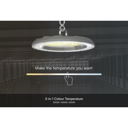 LED Tööstuslik valgusti High Bay LED/100W/230V 3000/4000/6500K IP65 ø 23,5 cm